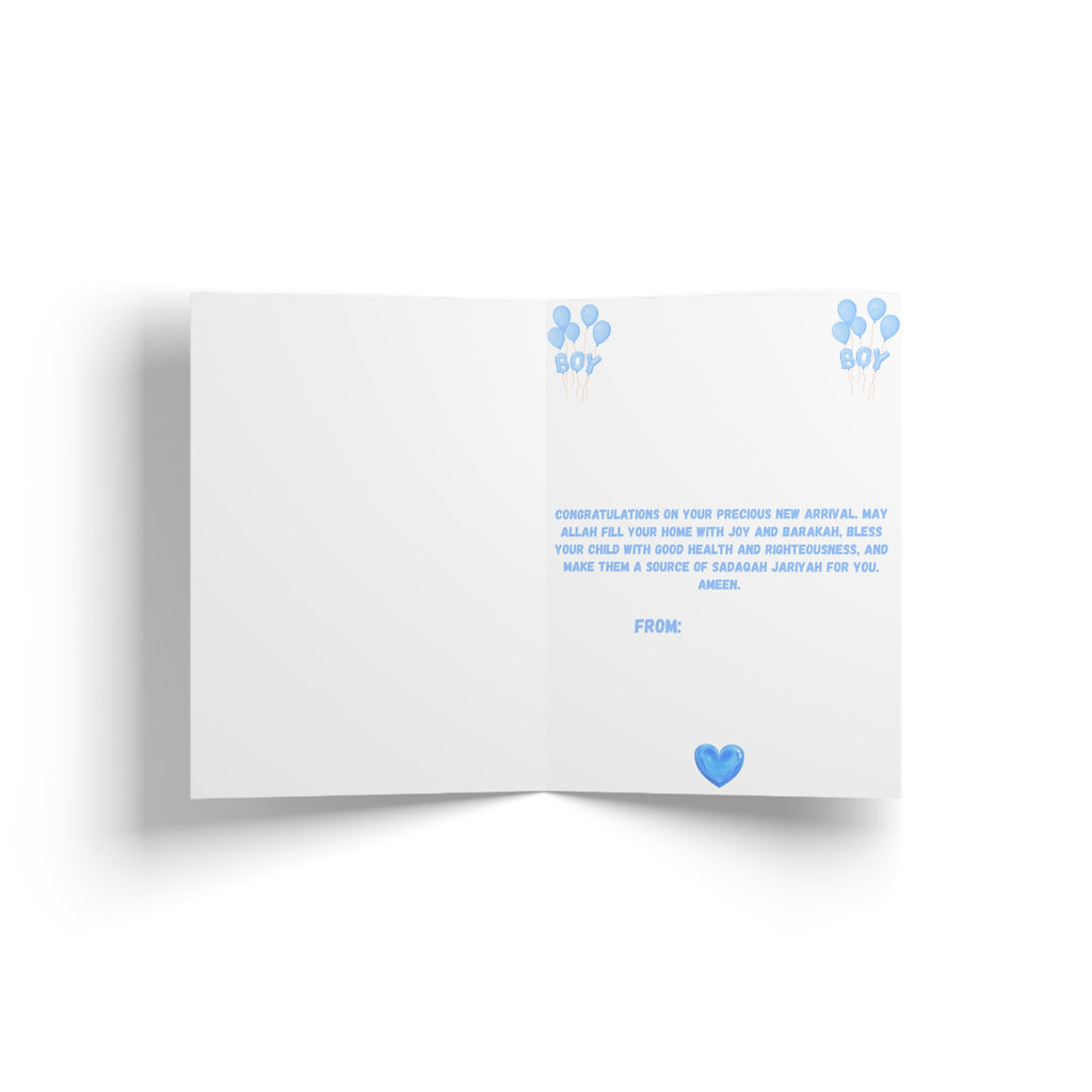 Baby Boy Congratulations Card