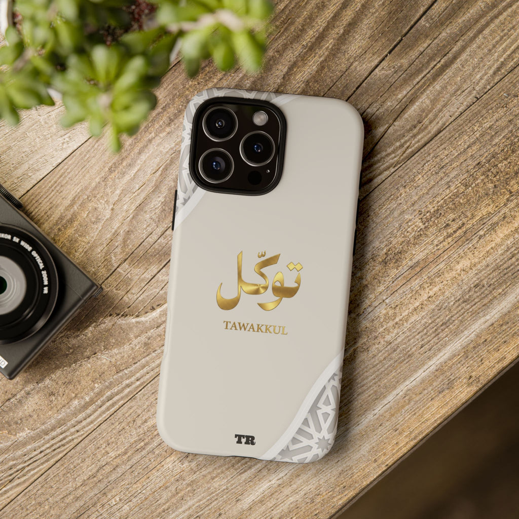 Tawakkul Premium Case — Elegant Arabic Calligraphy Protective Case