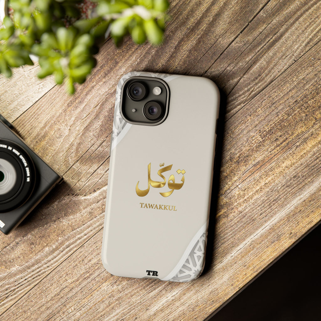 Tawakkul Premium Case — Elegant Arabic Calligraphy Protective Case