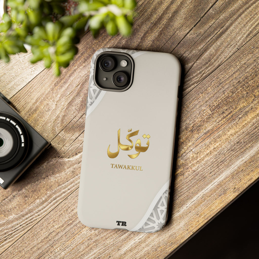 Tawakkul Premium Case — Elegant Arabic Calligraphy Protective Case
