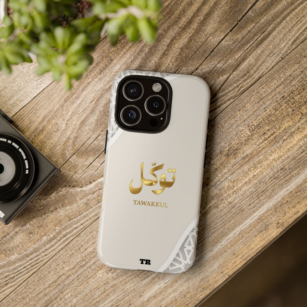 Tawakkul Premium Case — Elegant Arabic Calligraphy Protective Case