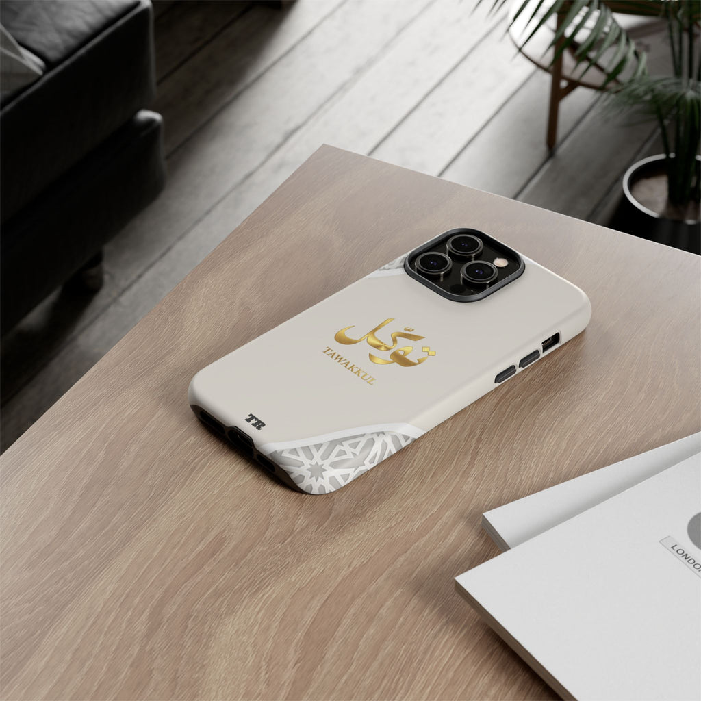 Tawakkul Premium Case — Elegant Arabic Calligraphy Protective Case
