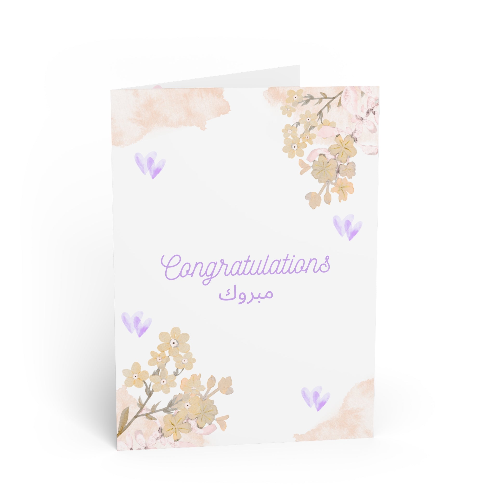 Baby Girl Congratulations Card