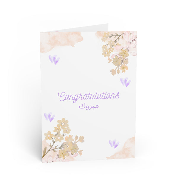 Baby Girl Congratulations Card