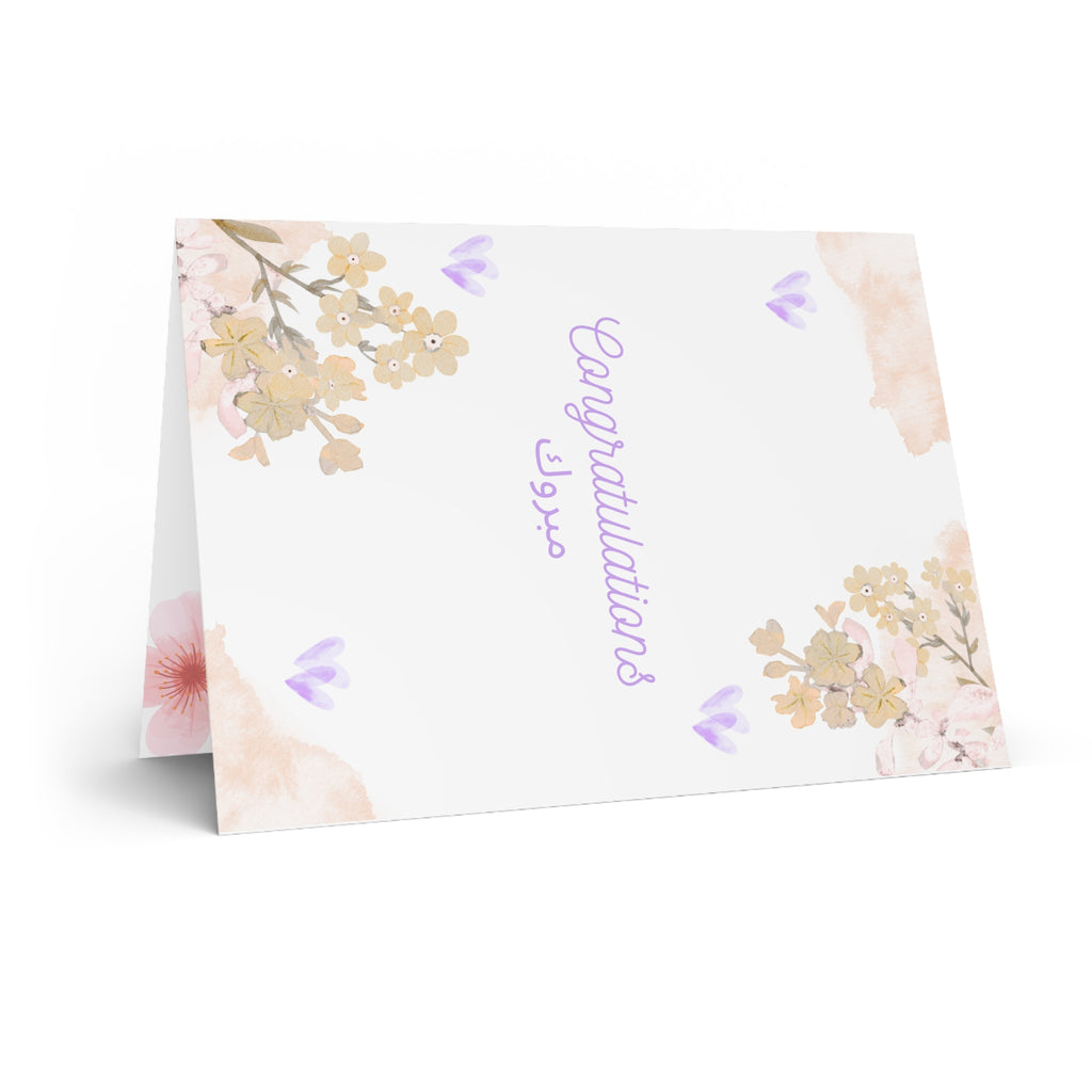 Baby Girl Congratulations Card