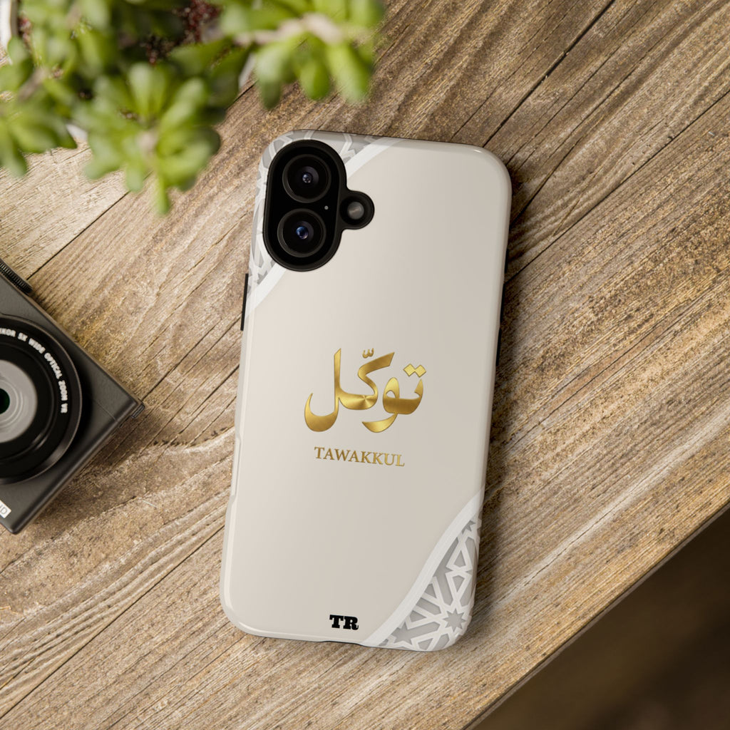 Tawakkul Premium Case — Elegant Arabic Calligraphy Protective Case
